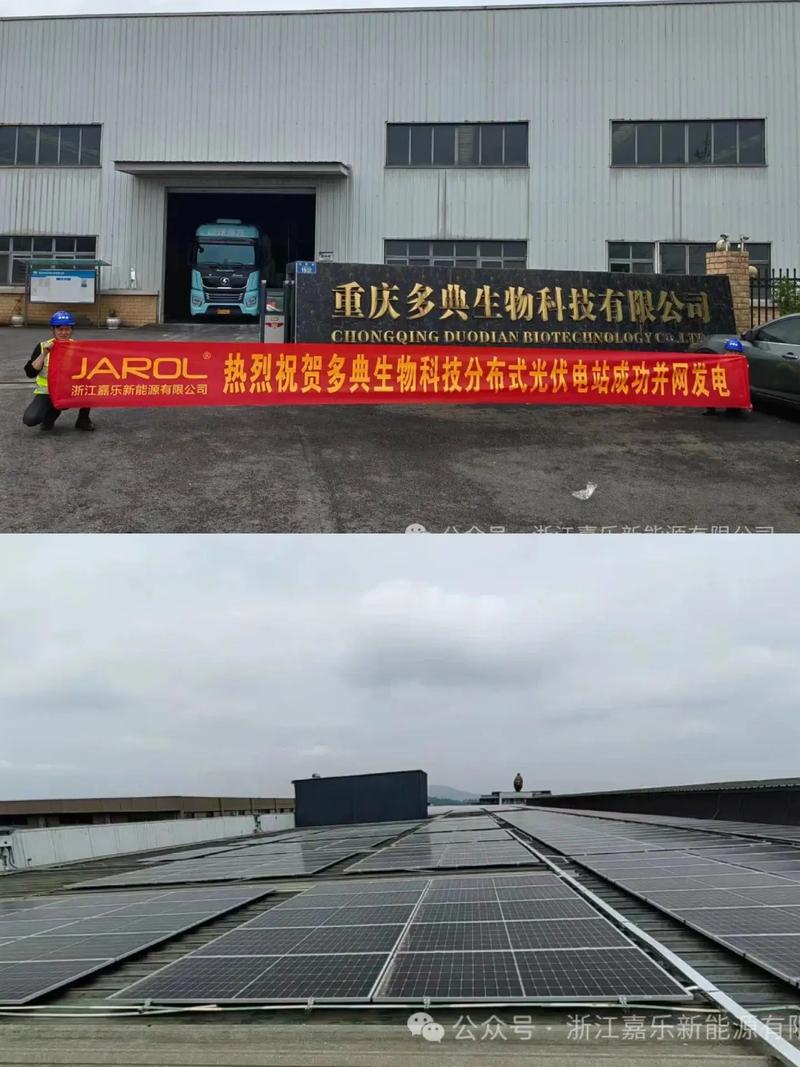 嘉乐新能源重庆公司投资承建“多典生物科技分布式光伏电站”成功落地——记搜典科技绿色能源实践新标杆